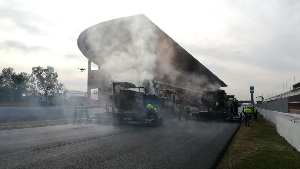 Obres de millora al Circuit de Catalunya