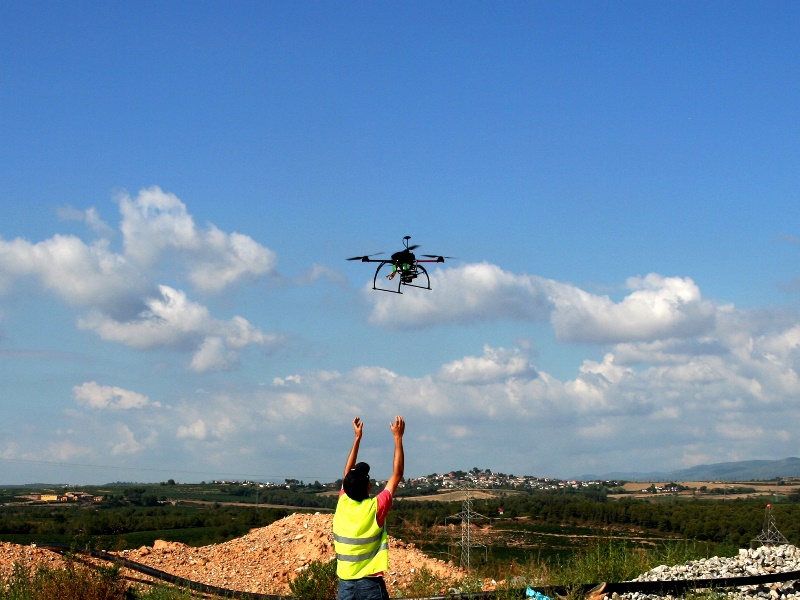 Altipla drone landing